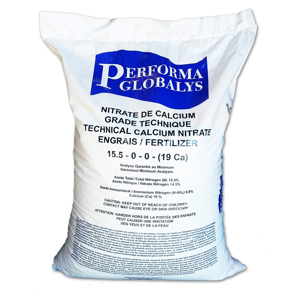 Nitrato de calcio 15,5-0-0 19% Ca PG
