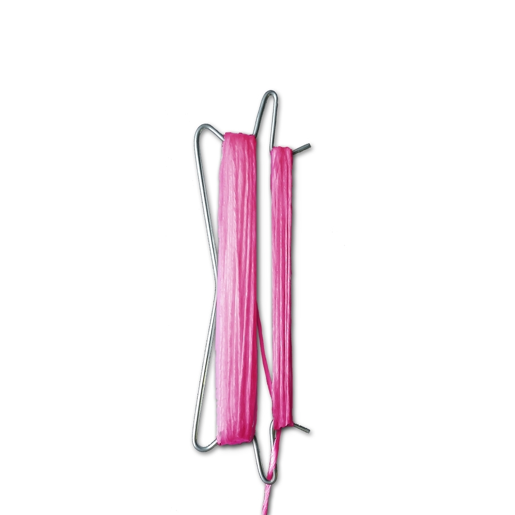 Prewound pink hooks Dbl 180 mm Std 1200m/kg