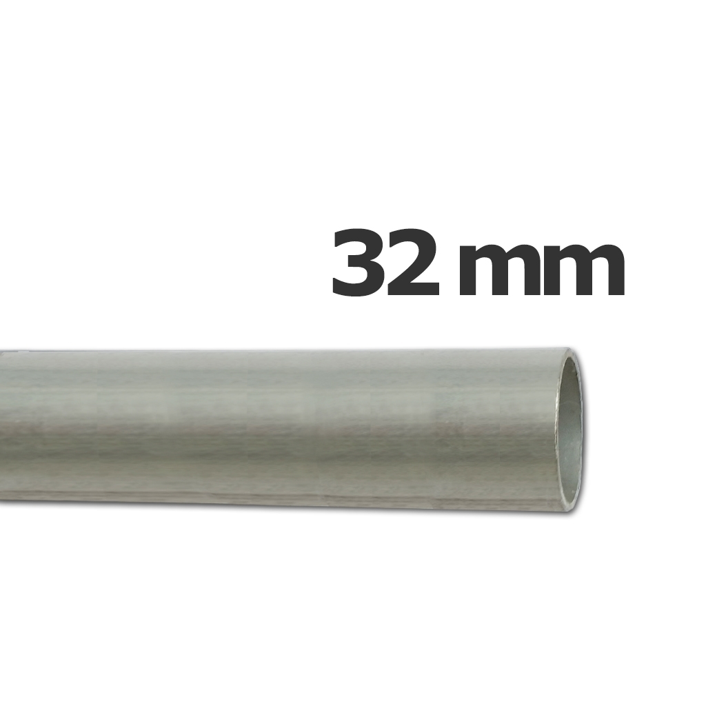 Aluminum 32mm - 1.26"x0.060" pipe (20')