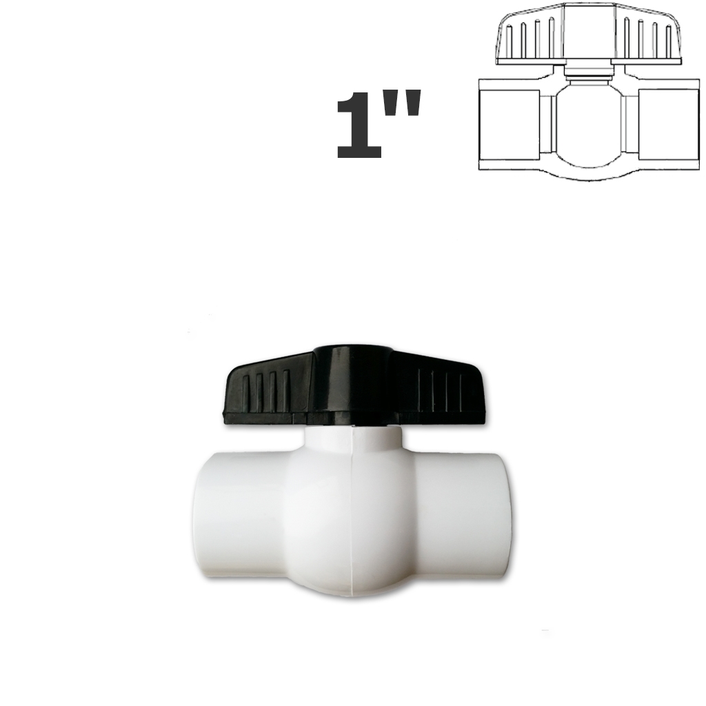1" sl white ball valve