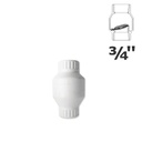 3/4 in. sl white PVC swing check valve