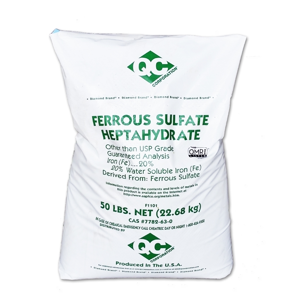 Iron sulphate 20% Fe QC Corporation 