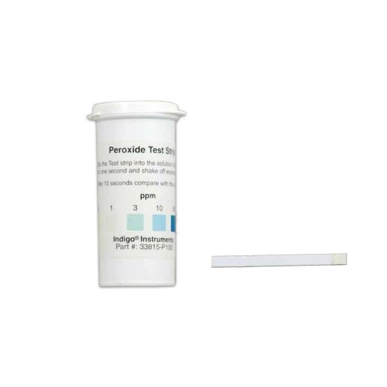 Kit de análisis de peróxido de hidrógeno Indigo 33815-P100 0-100 ppm (100 tiras)