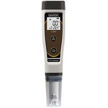 Medidor de CE de bolsillo OAKTON ECOTestr CTS1 (CE, TDS y salinidad) (WD-35462-11), resistente al agua.