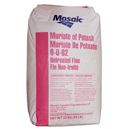 [100-110-031605] Potassium chloride (Muriate) untreated 0-0-62 Mosaic