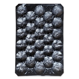 [170-140-011505] Fruit trays #28 black 30g (tomatoes 240g/8.8oz) (500/cs)