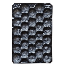 [170-140-011605] Fruit trays #30 black 30g (tomatoes 225g/7.9oz) (500/cs)