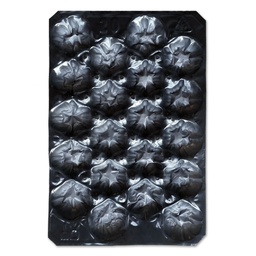 [170-140-011205] Fruit trays #20 black 30g (tomatoes 340g/12.2oz) (500/cs)