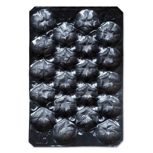[170-140-011205] Alvéolos #20 negro 6,8kg/15lbs (425g/15,3oz) (500/cs)