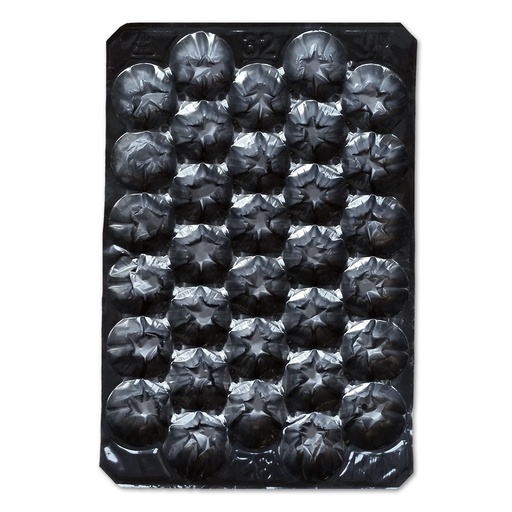 [170-140-011705] Alvéolos #32 negro  ( tomates 210 g/7,4 oz )  (500/cs)