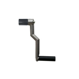 [160-120-142410] Crank for for 32mm aluminum pipe cover kit for residential greenhouse  - As seen at l'Académie Potagère