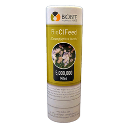 [130-110-03-101036500] BioBee BioBioCLFeed - Carpoglyphus lactis mites for insect feed (5 Million /1L cylinder)