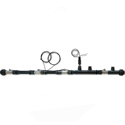 [160-110-025034] ECT-IN inline EC/T° probe assembly w/pH probe mount, with wells for 3/4 MPT flowswitch and for 12mm pH probe