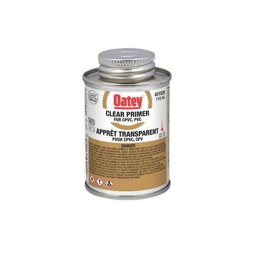 [150-140-081550] Apprêt pour colle CPVC,PVC Oatey #31525 (118ml)