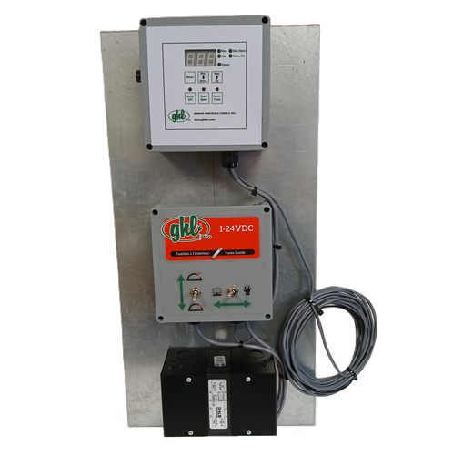 [160-120-063150] Conjunto para motor lateral de apertura que incluye controlador de temperatura cíclico GHL 24Vac, inversor GHL I-24VDC y transformador 150 VA