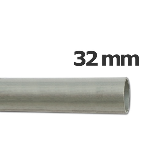 [150-110-101001] Tuyau d'aluminium 32mm - 1.26"x 0.120" (20')