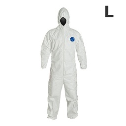 [130-140-011300] Disposable Tyvek L coverall with hood
