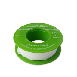 [150-140-901800] White Teflon tape 1/2" x 480" 