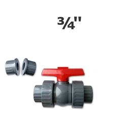 [150-150-012600] Vanne à bille true union 3/4" sl / FPT joint EPDM