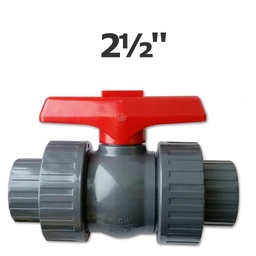 [150-150-014000] 2 1/2 in. sl grey true union ball valve EPDM seal
