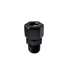 [160-110-021900] Plastic pipe fitting for pH probe, 12.7 mm ID, 1/2" MPT
