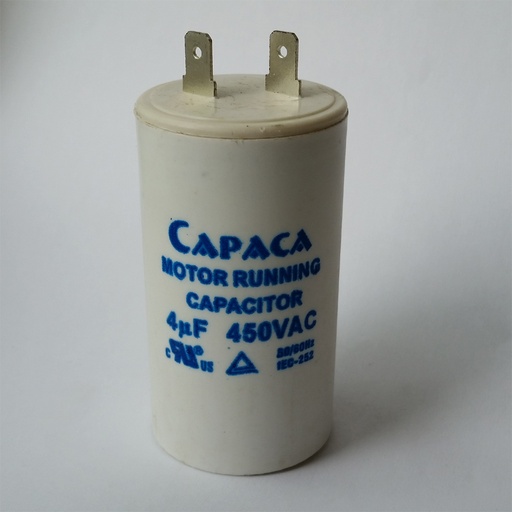 [160-130-021600] Capaciteur pour ventilateur HAF 20" Performa Globalys (4 uF, 450 VAC)
