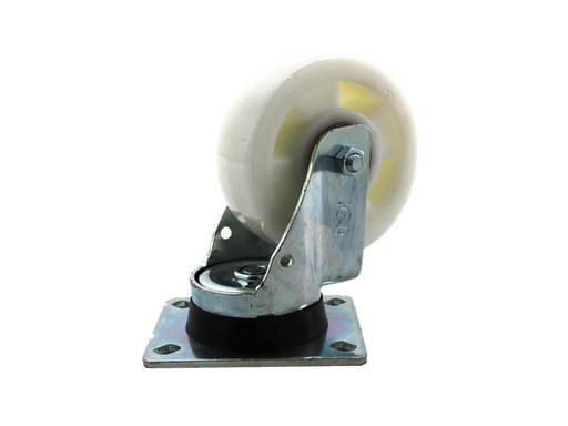 [160-160-022880] P. Berg Roulette pivotante 100x40mm 4 trous en nylon