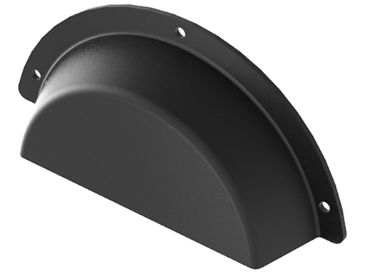 [160-160-027520] P. Berg Protector de la cadena de plástico negro