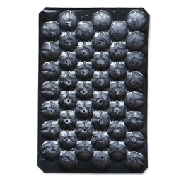 [170-140-012200] Fruit trays #45 black 30g (tomatoes 150g/5.3oz) (700/cs)