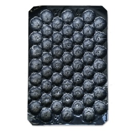 [170-140-012400] Fruit trays #52 black (tomatoes 130g/4.6oz)   (700/cs)