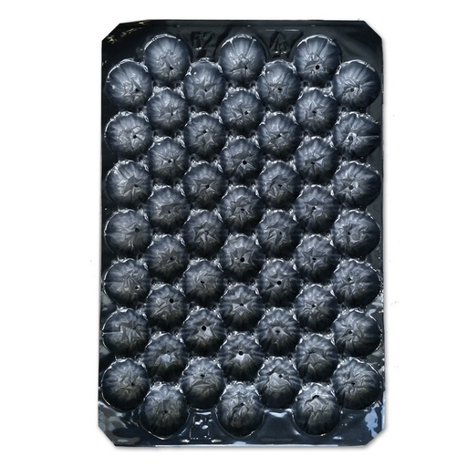 [170-140-012400] Alvéoles #52 noires (tomates 130g/4,6oz)   (700/boîte)