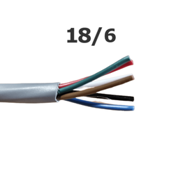 [180-110-013300] Fil pvc 6 brins 18/6 non blindé (unshielded)