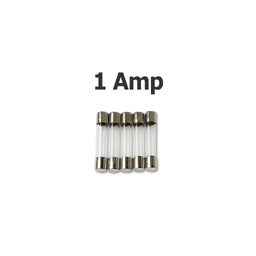 [180-110-045151] 1 Amp Bussmann Fuses, AGC-1 (5/pkg)