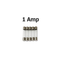 [180-110-045151] Fusibles Bussmann, 1Amp, AGC series, AGC-1 (Argus) (pqt 5)