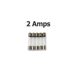 [180-110-045162] 2 Amp Bussmann Fuses, AGC-2 (5/pkg)
