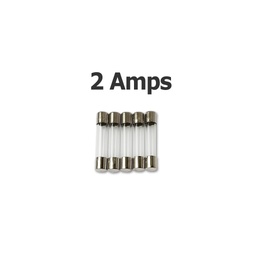 [180-110-045162] Fusibles Bussmann 2 Amp, AGC-2 (5/pqt)