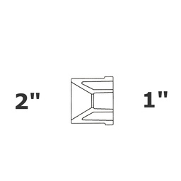 [190-110-007855] Réduit gris 2 SP x 1 sl sch 40