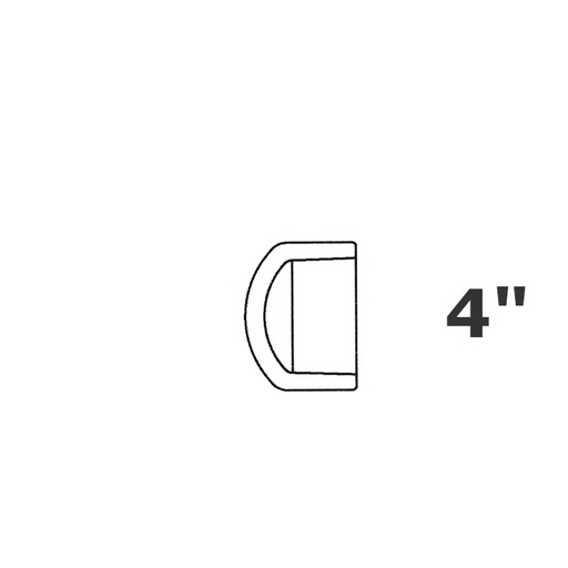 [190-110-008995] Tapa gris 4 sl sch 40