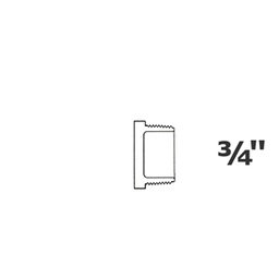 [190-110-004635] Plug grey 3/4 MPT sch 40