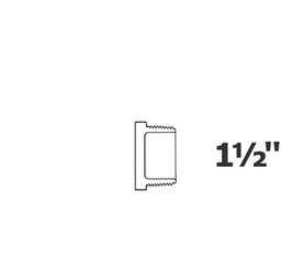 [190-110-004815] Plug grey 1 1/2 MPT sch 40