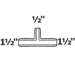 [190-110-001835] T reductor gris 1 1/2 ins x 1 1/2 ins x 1/2 ins