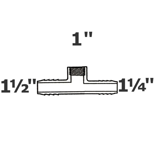 [190-110-001955] T reductor gris 1 1/2 ins x 1 1/4 ins x 1 FPT