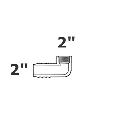 [190-110-003695] Codo gris 90° 2 ins x 2 FPT