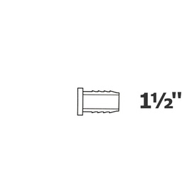 [190-110-004835] Tapón gris 1 1/2 ins