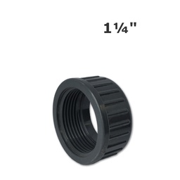 [190-110-042200] Écrou de raccord gris 1 1/4" FPT pour écrou de valve de décharge 32mm