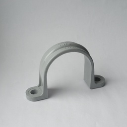 [190-110-071600] Grey PVC pipe strap 1 1/2"