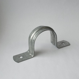 [190-110-072000] Galvanized steel pipe strap 1 1/2"