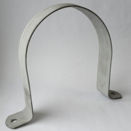 [190-110-072100] Galvanized steel pipe strap 4"