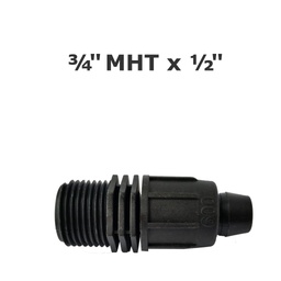 [190-110-082300] Perma-Loc adaptador 3/4" MHT (hose) x 1/2" acoplador rápido