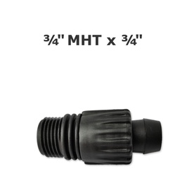 [190-110-082500] Perma-Loc adaptateur 3/4" MHT (boyau) x 3/4" à attache rapide Irritec